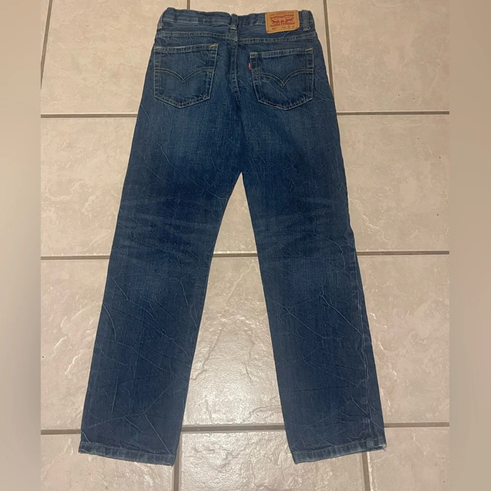 Levi’s 502 Regular Taper Distressed Straight Leg Blue‎ Jeans Size 12 Reg